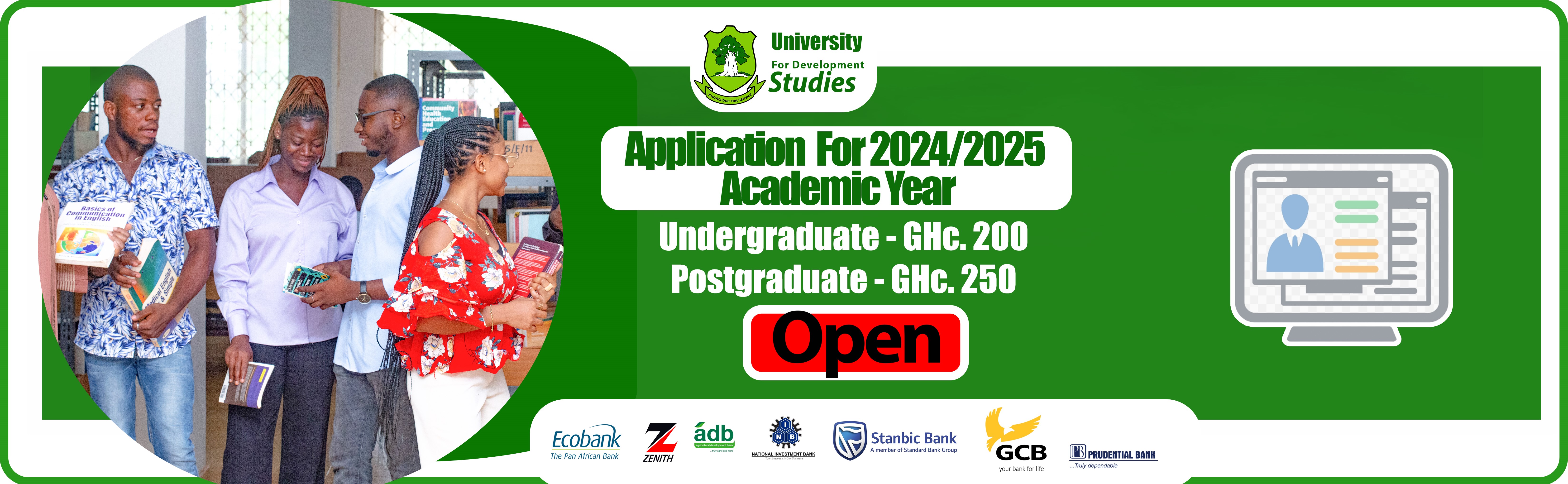 UDS Releases Applications For 2024-2025 Academic Year